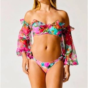 Patbo Gabi Bikini Set. Size large. Worn once for less than 2 hours.